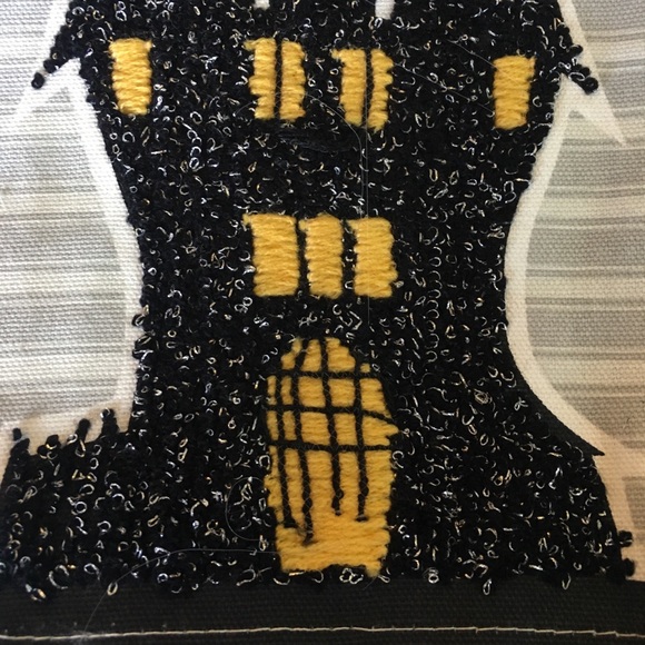 3 Halloween Embroider Haunted House Kitchen Towels - Picture 6 of 13